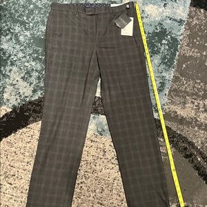 Ralph Lauren Men's Gray Plaid Dress Pants